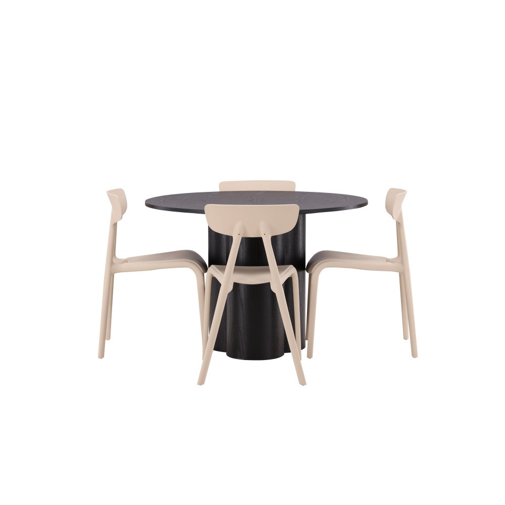 Venture Home Matgrupp Olivia med 4st matstolar Ursholmen