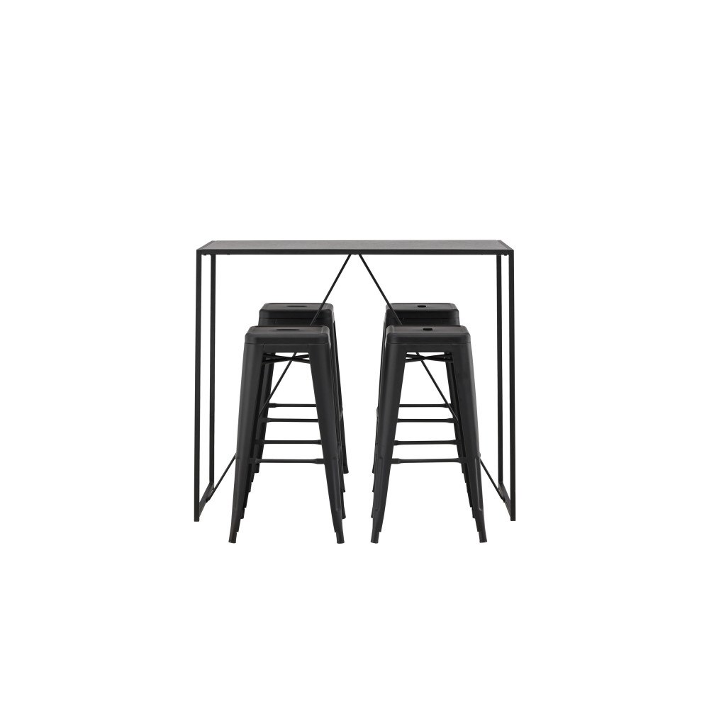 Venture Home Barset Brea med 4st barstolar Tempe