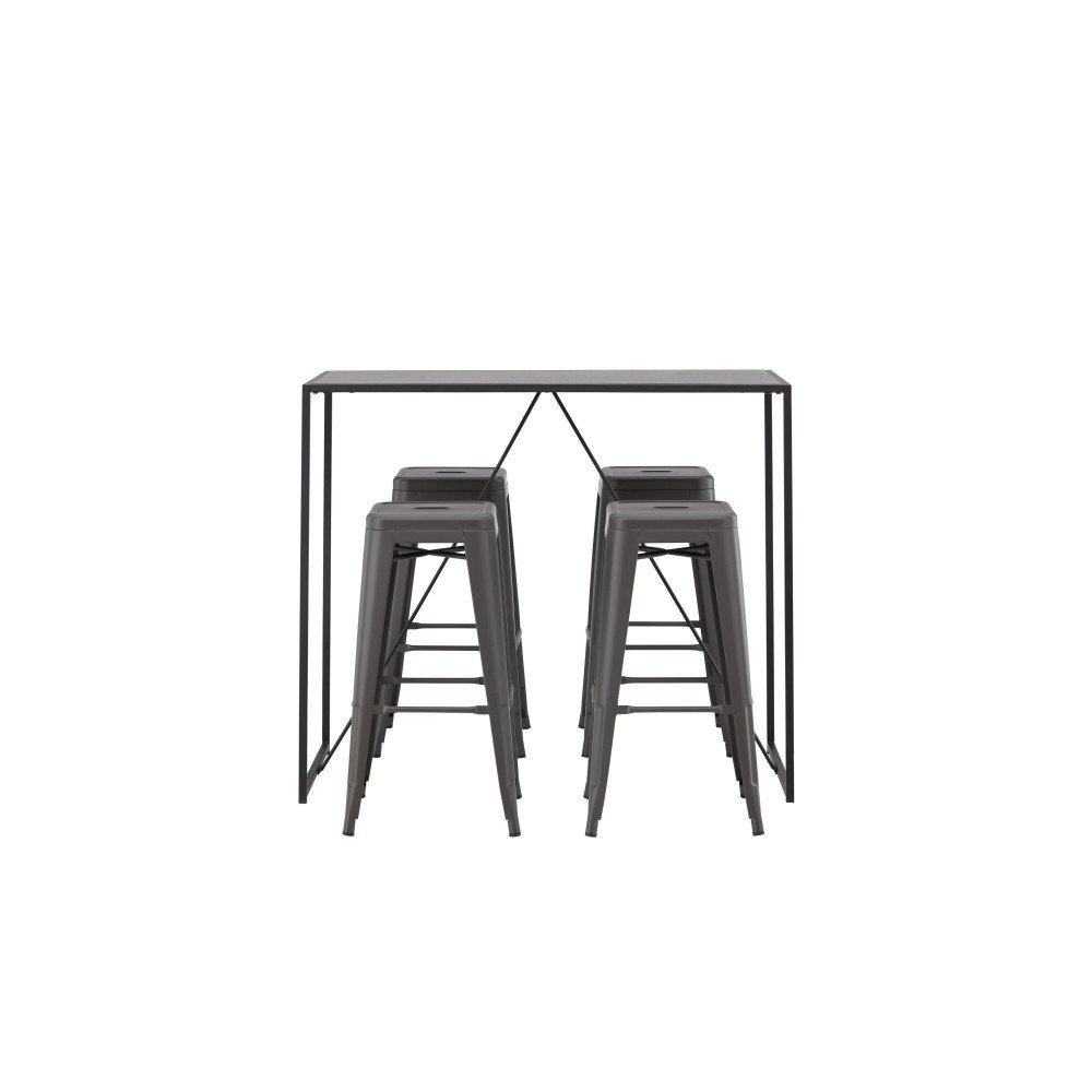 Venture Home Barset Brea med 4st barstolar Tempe