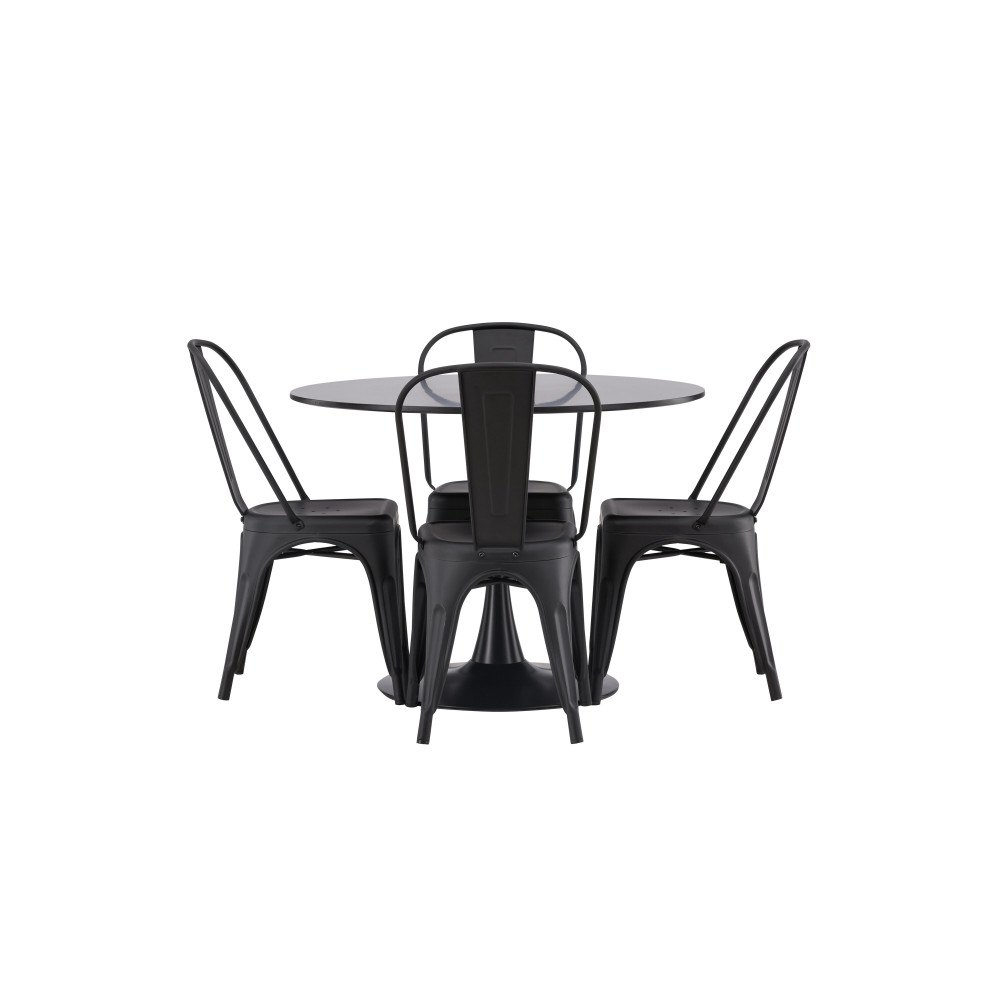 Venture Home Matgrupp Glade med 4st matstolar Tempe