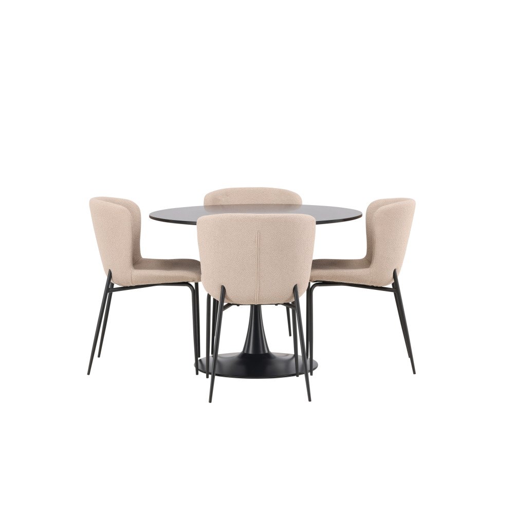 Venture Home Matgrupp Glade med 4st matstolar Modesto