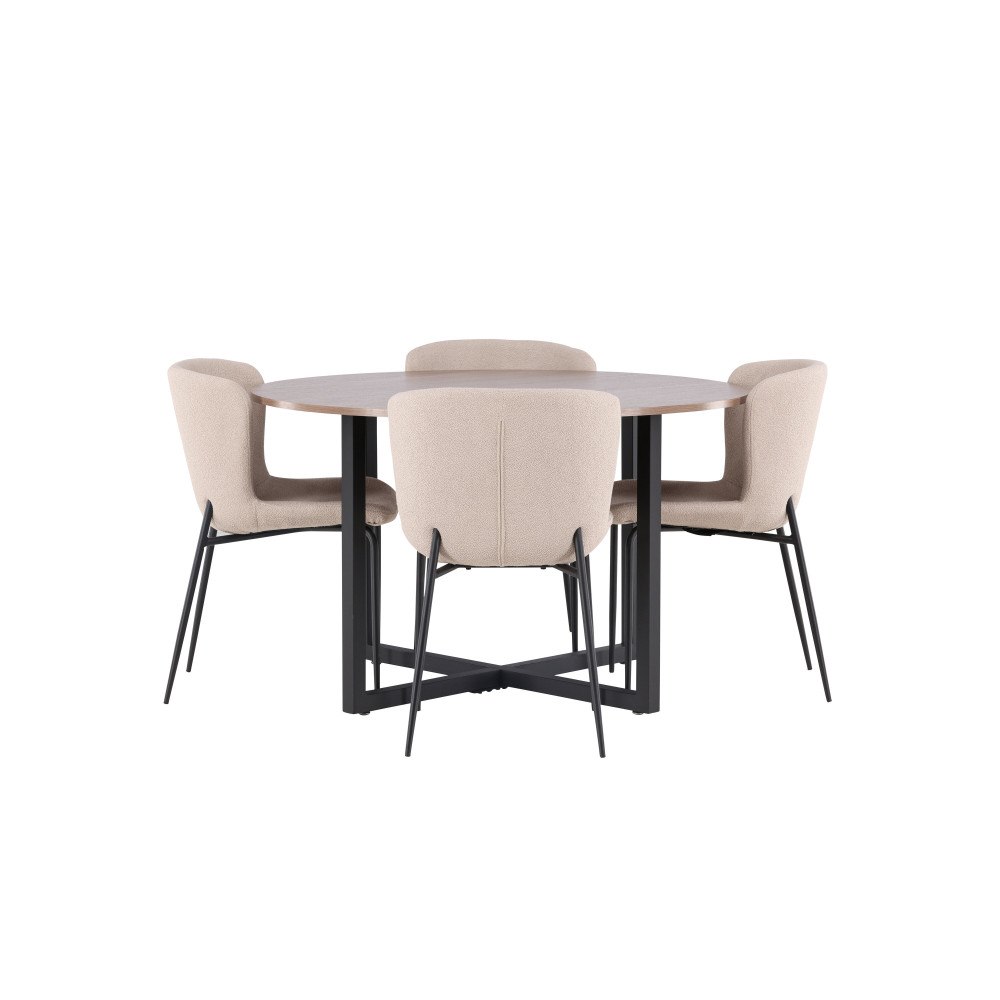Venture Home Matgrupp Durango med 4st matstolar Modesto