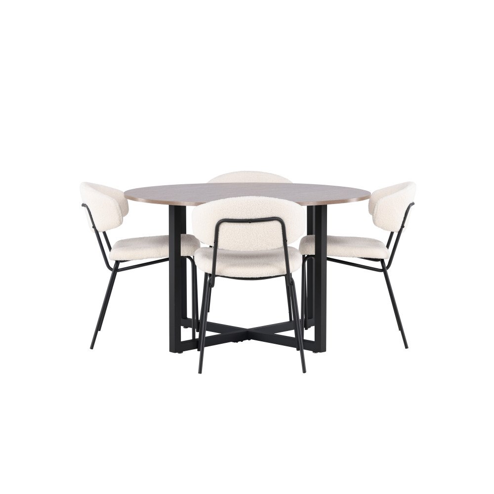 Venture Home Matgrupp Durango med 4st matstolar Chico