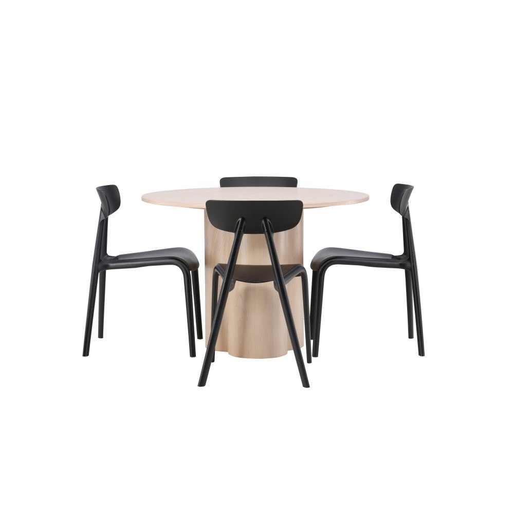 Venture Home Matgrupp Olivia med 4st matstolar Ursholmen