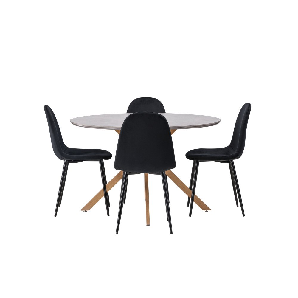 Venture Home Matbordet Piazza med stolarna Polar