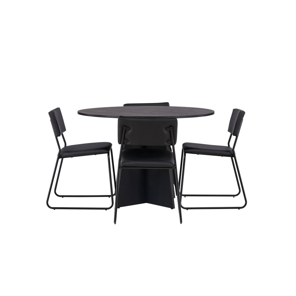Venture Home Matgrupp Bootcut med 4st matstolar Kenth