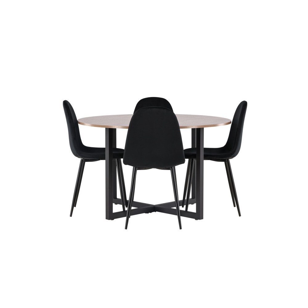 Venture Home Matgrupp Durango med 4st matstolar Polar