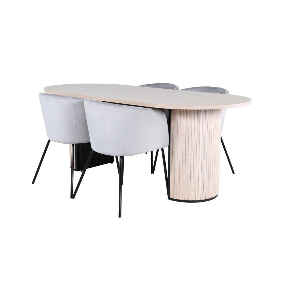 Venture Home Bianca Oval Matgrupp