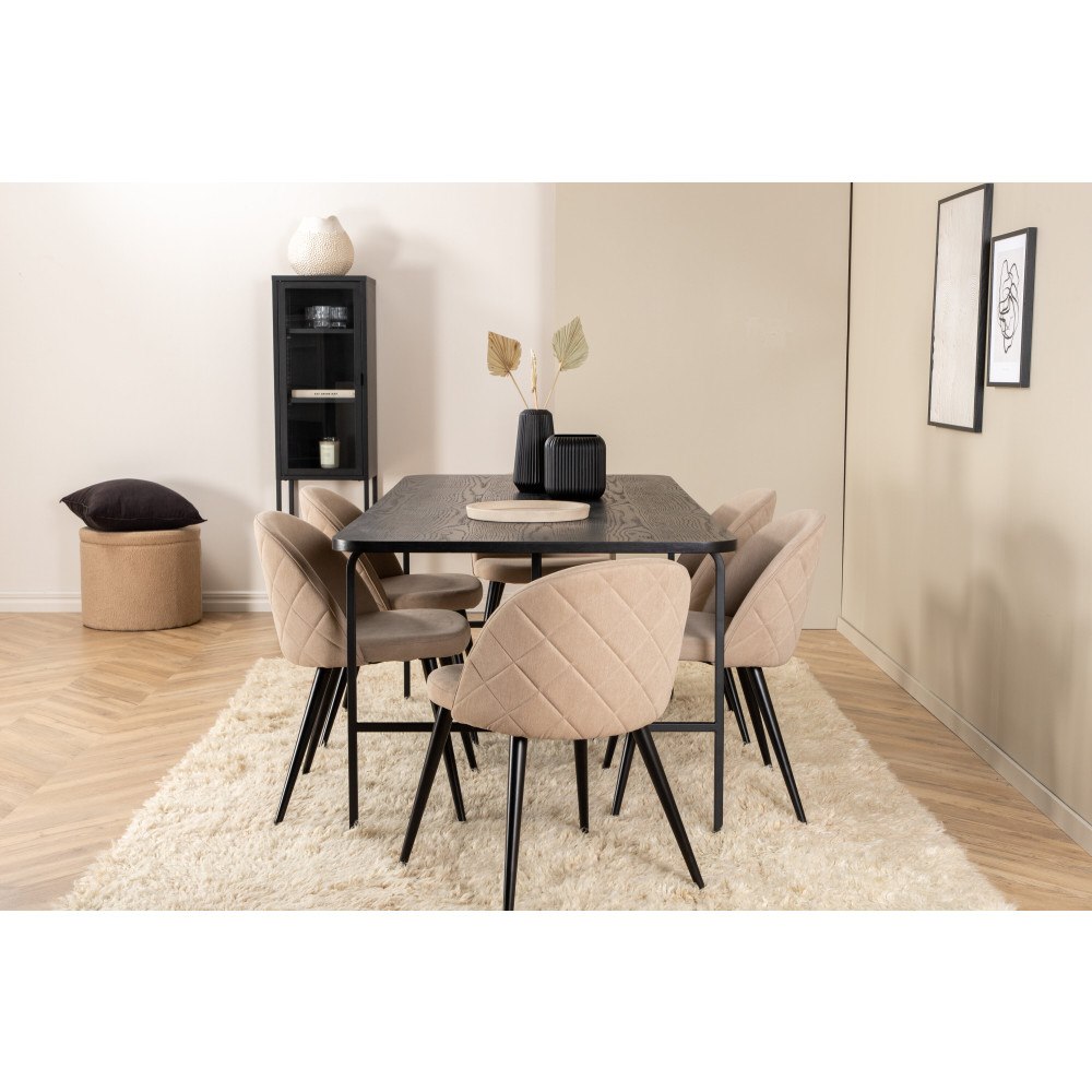 Venture Home Matgrupp Uno med stolarna Velvet