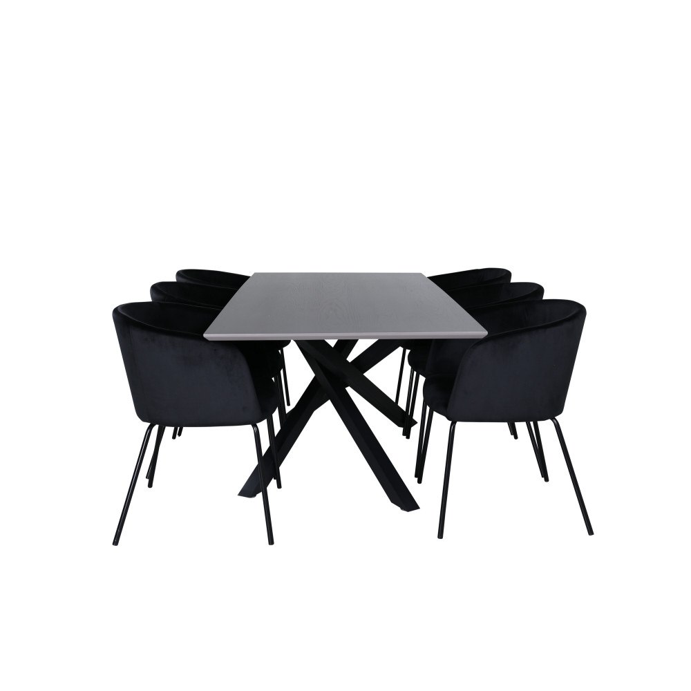 Venture Home Matgrupp Piazza med stolarna Berit
