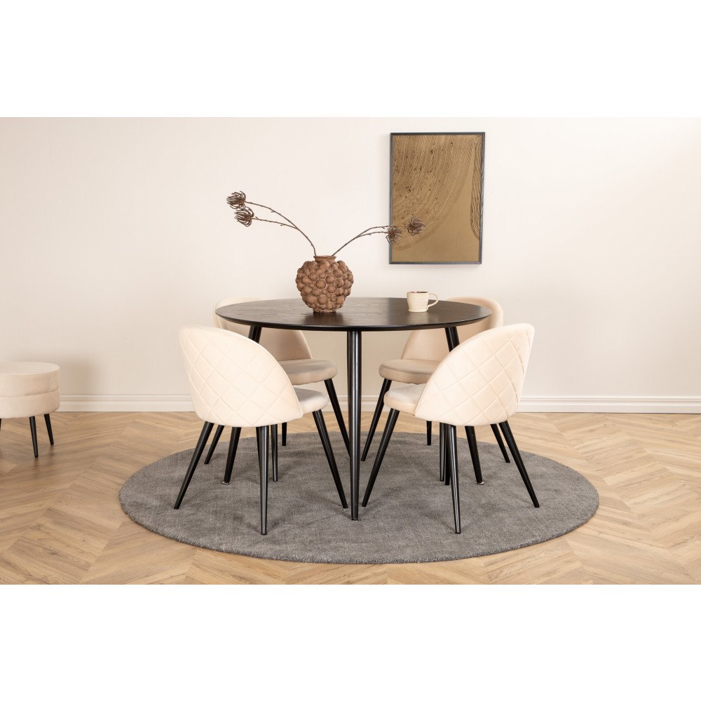 Venture Home Matgrupp Dipp med stolarna Velvet