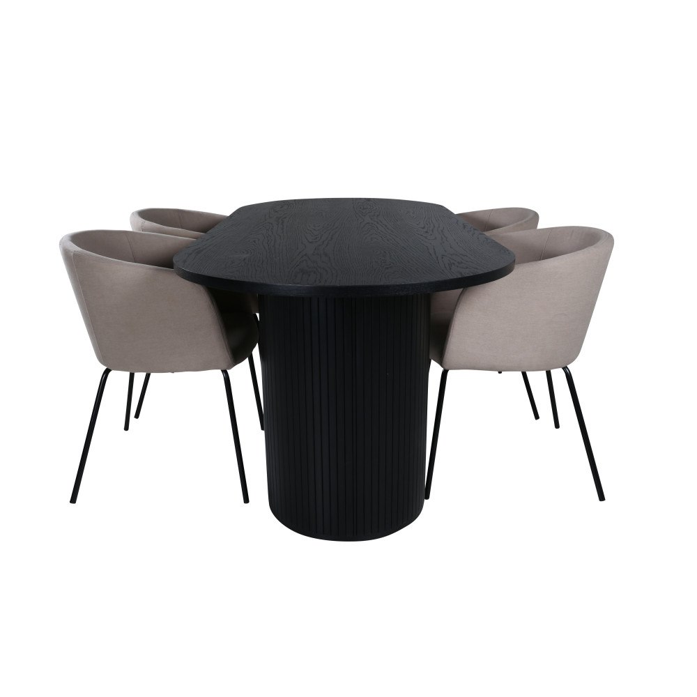 Venture Home Bianca Oval Matgrupp