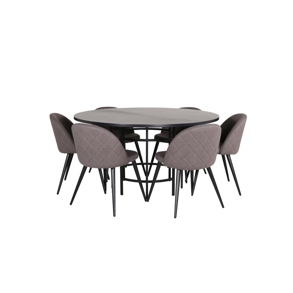 Venture Home Matgrupp Copenhagen med stolarna Velvet