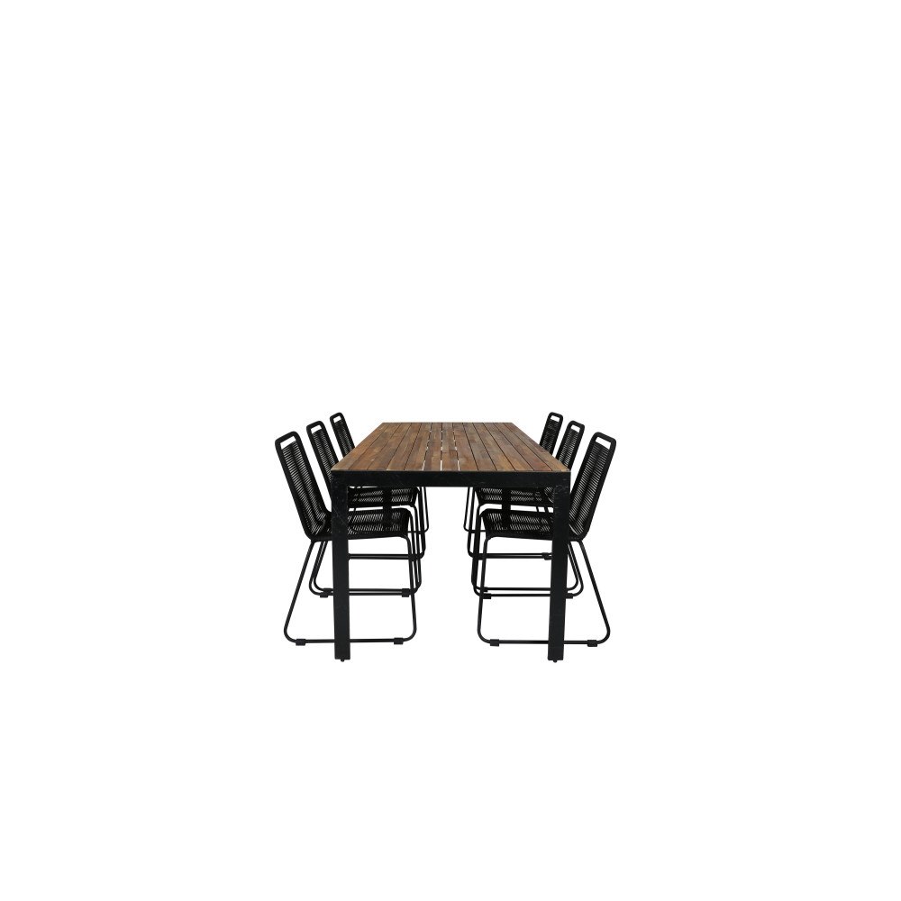Venture Home Bois Rektangulär Matgrupp