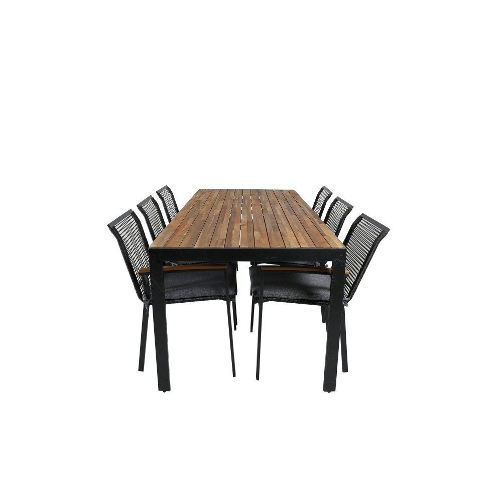 Venture Home Bois Rektangulär Matgrupp