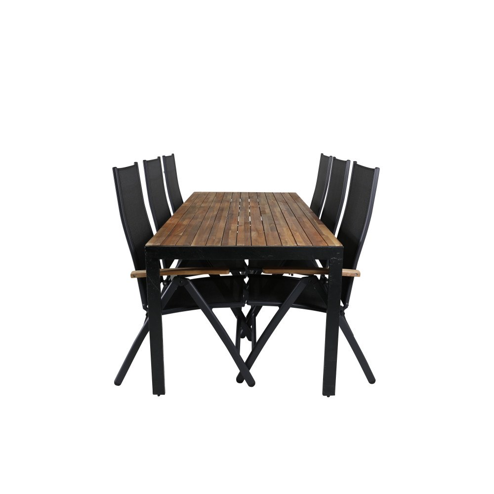 Venture Home Bois Rektangulär Matgrupp
