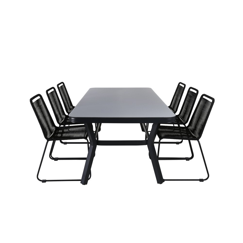 Venture Home Matgrupp Virya med stolarna Lindos
