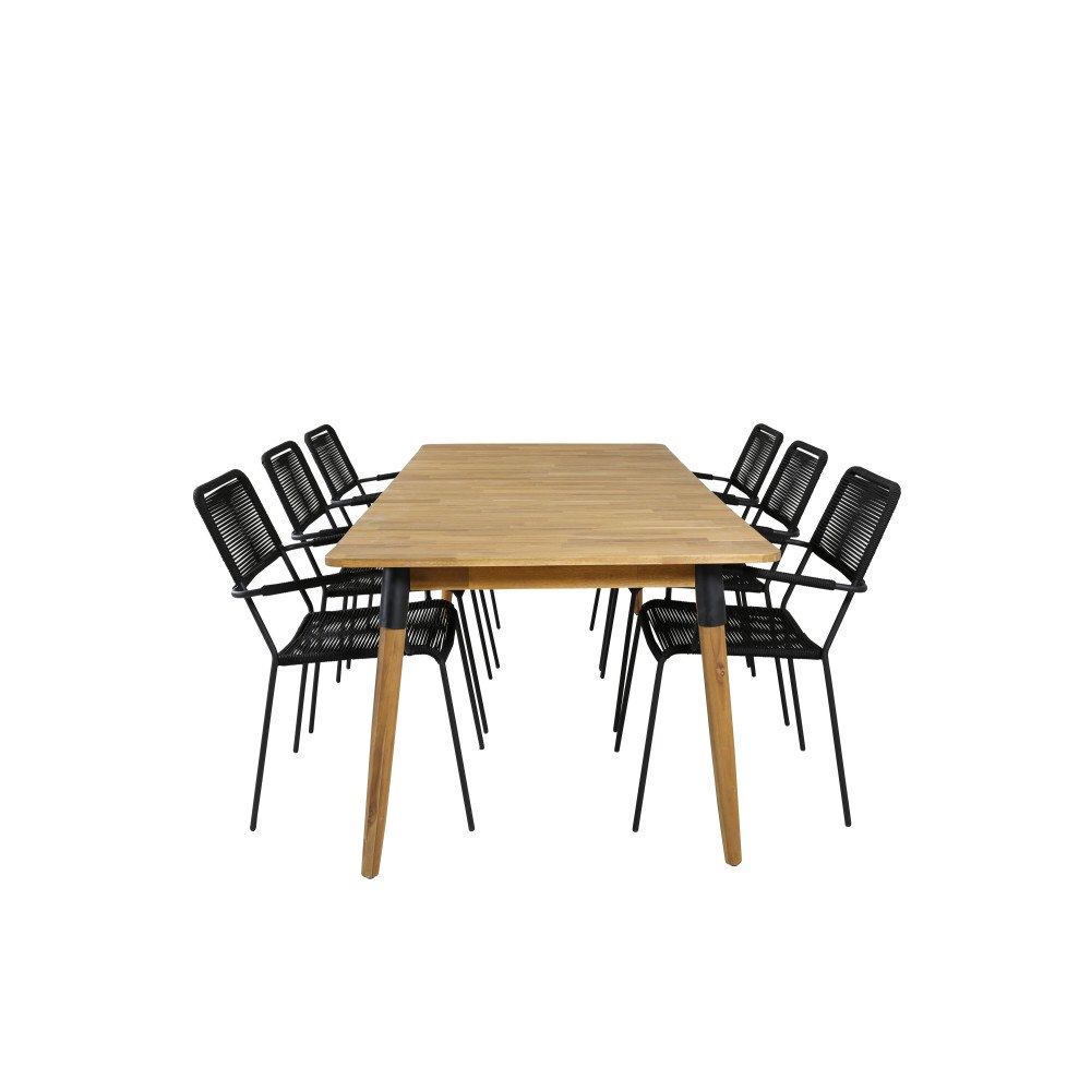 Venture Home Matgrupp Julian med stolarna Lindos
