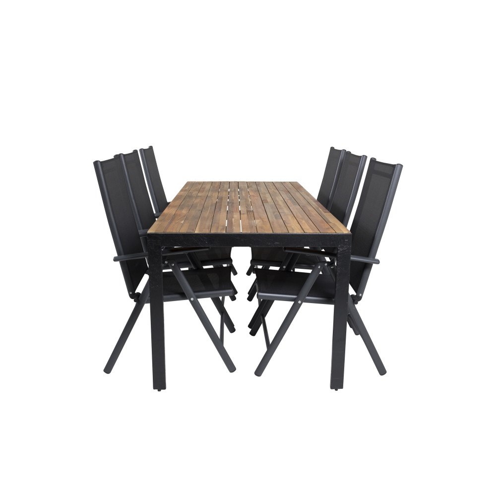 Venture Home Bois Rektangulär Matgrupp