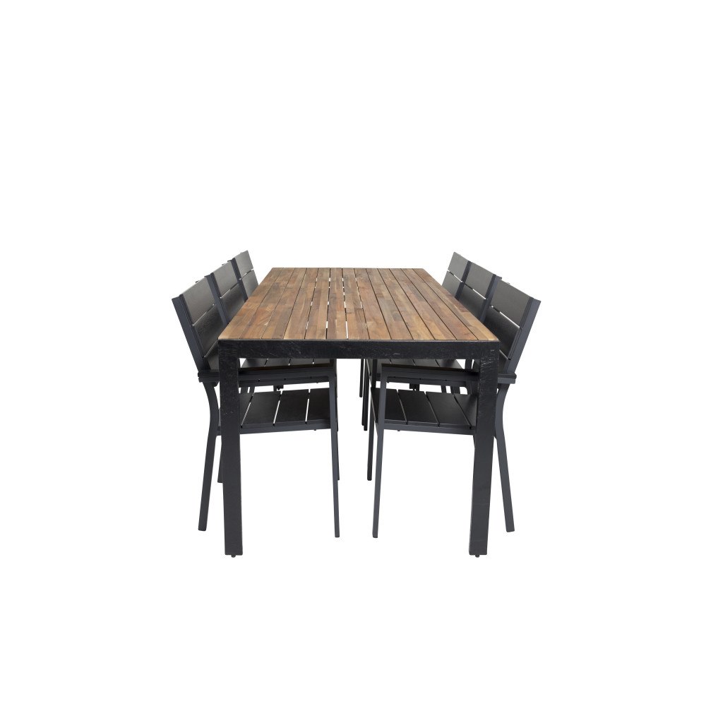 Venture Home Bois Rektangulär Matgrupp