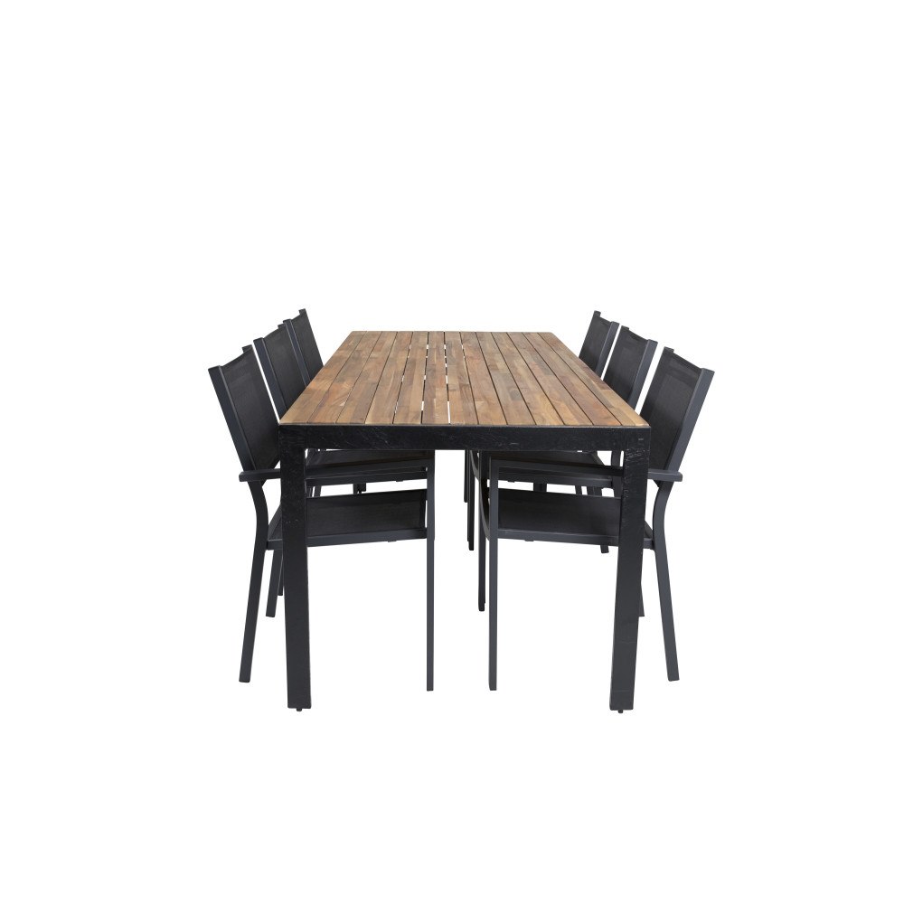 Venture Home Bois Rektangulär Matgrupp