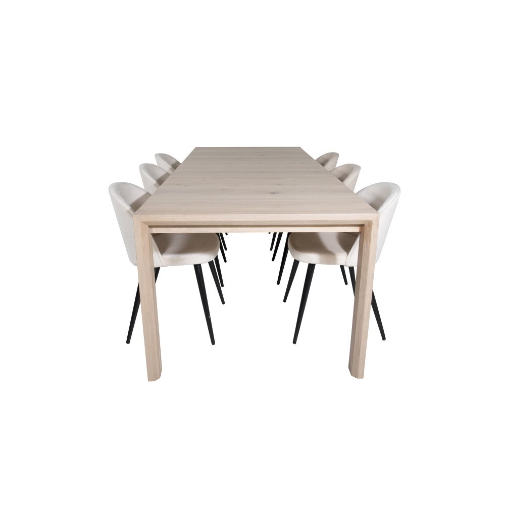 Venture Home Matgrupp Slider med stolarna Velvet