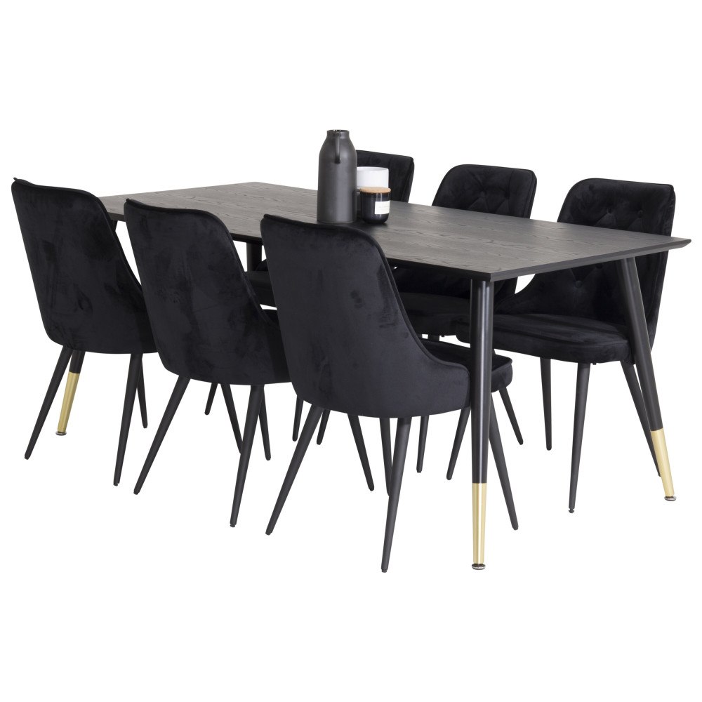 Venture Home Matgrupp Dipp med stolarna Velvet Deluxe