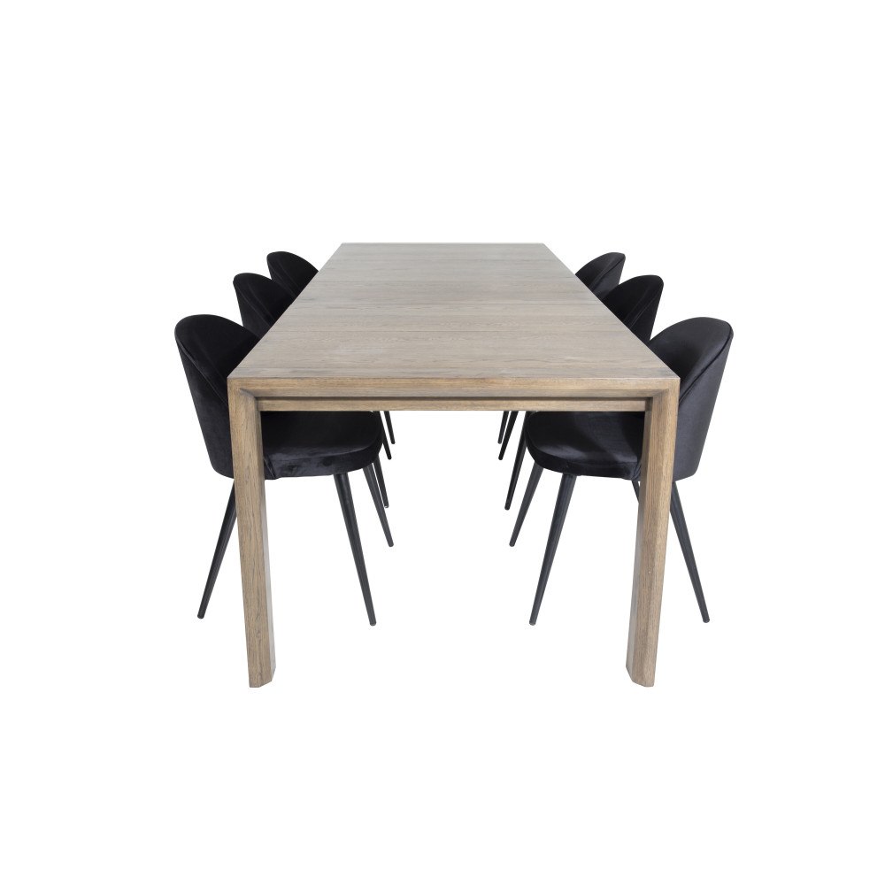 Venture Home Matgrupp Slider med stolarna Velvet