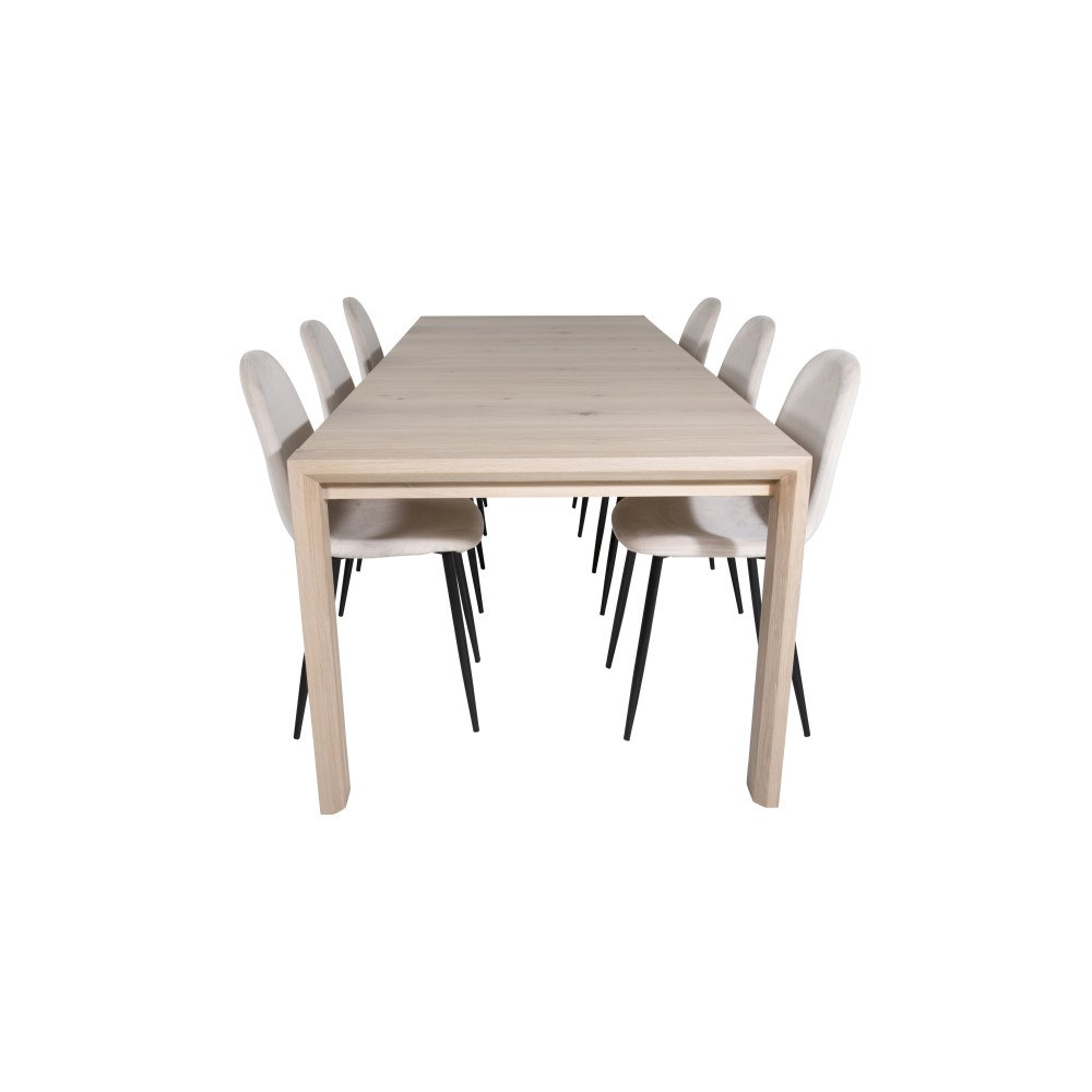 Venture Home Matgrupp Slider med stolarna Polar