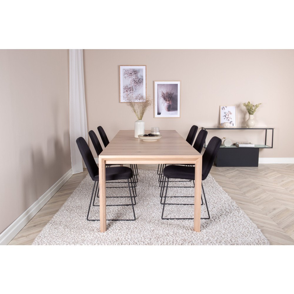 Venture Home Matgrupp Slider med 6st matstolar Muce
