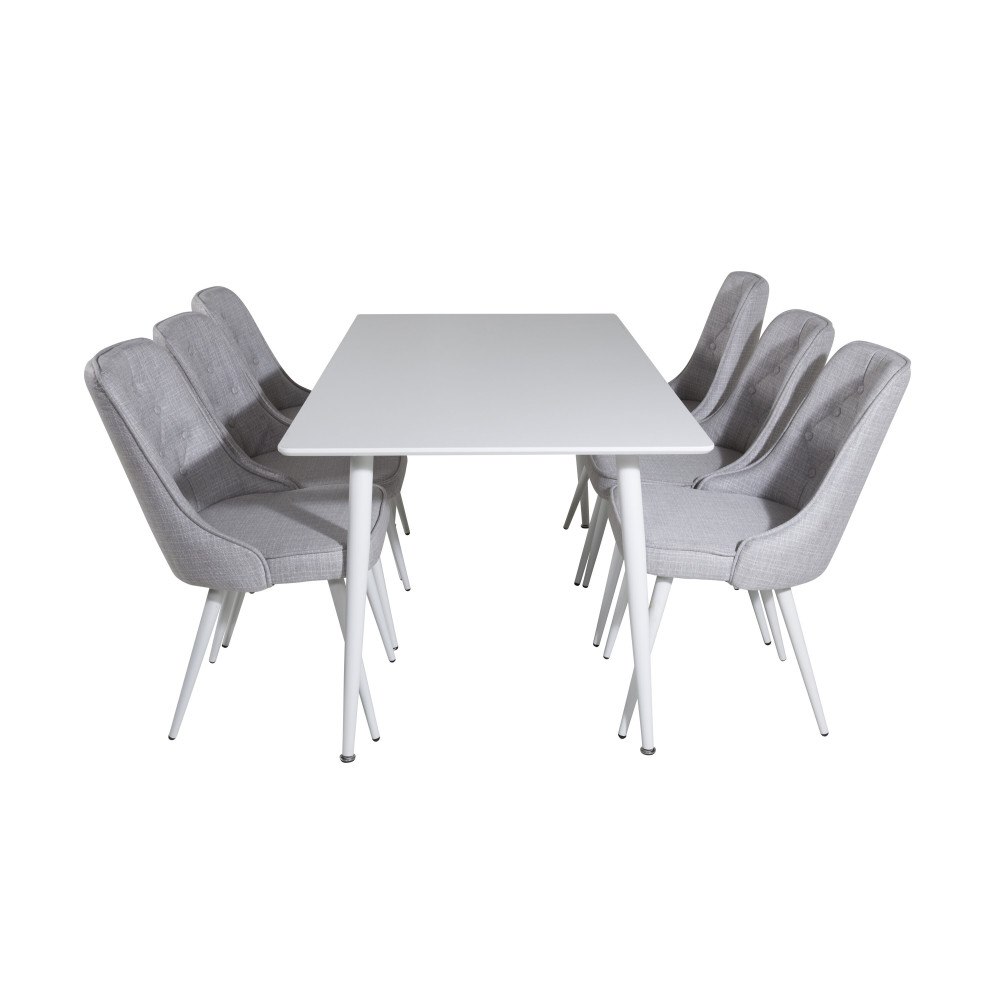 Venture Home Matgrupp Polar med stolarna Velvet Deluxe