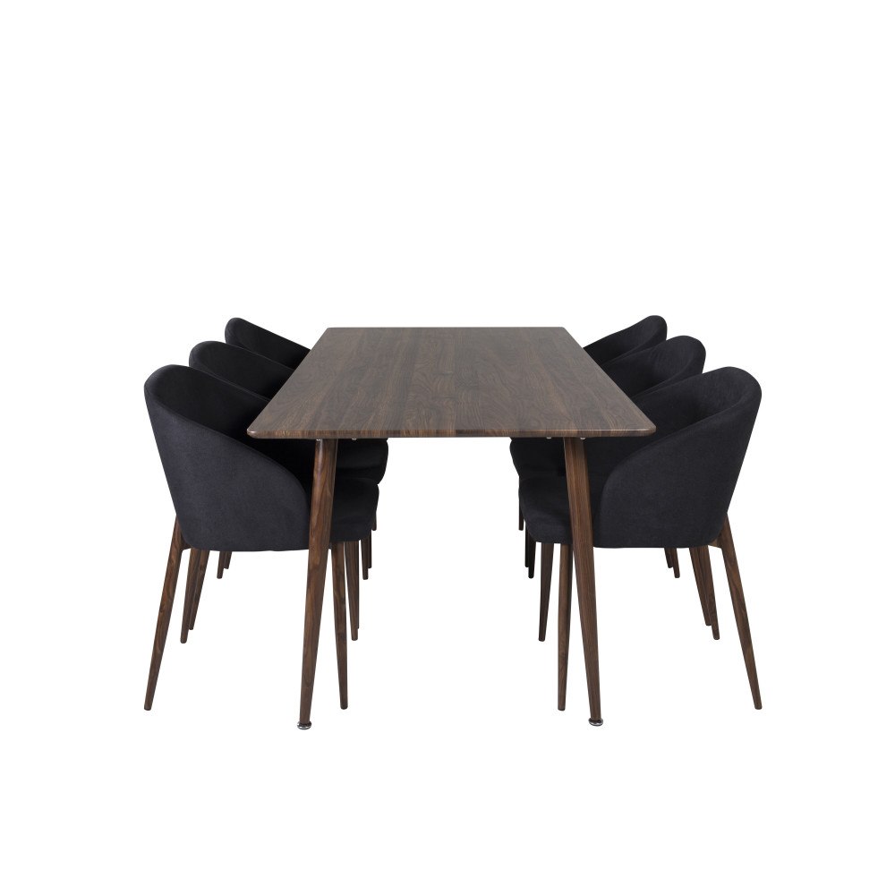 Venture Home Polar Matbord med Arch Stolarna