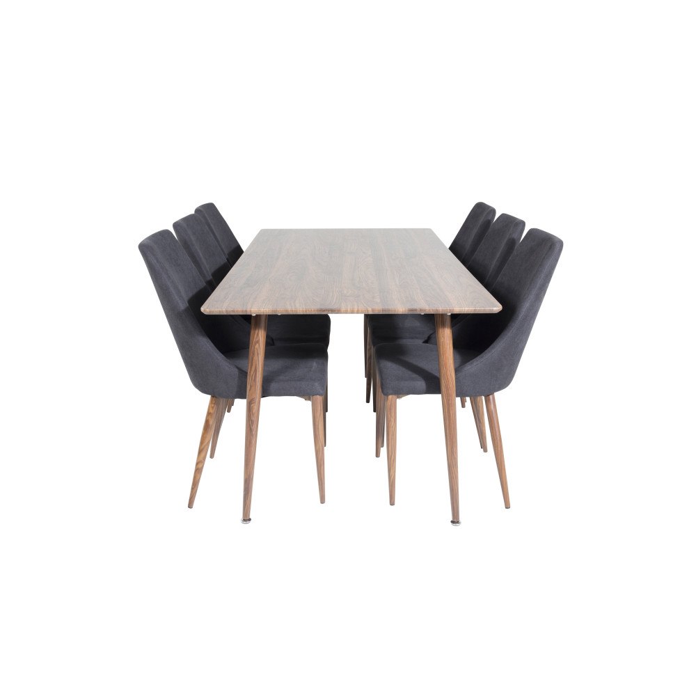 Venture Home Polar Matbord med Leone Stolarna