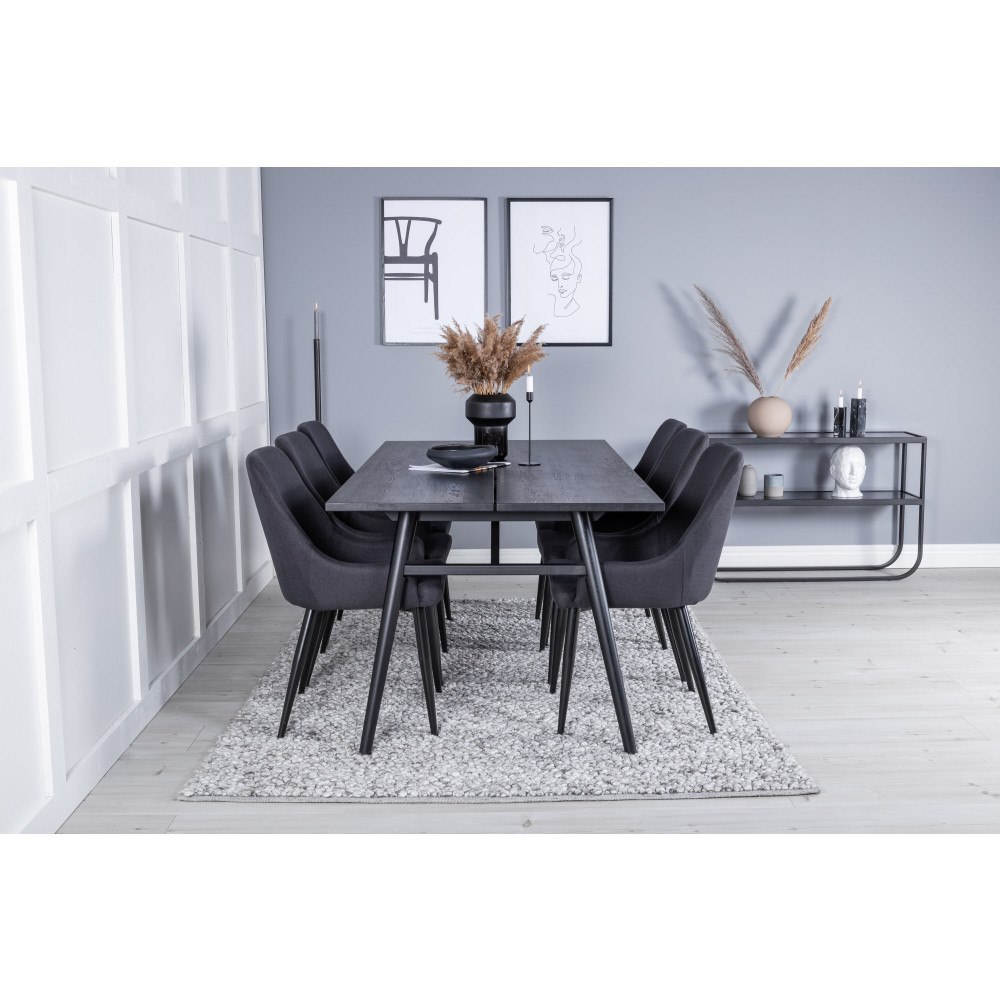 Venture Home Matgrupp Sleek med stolarna Plaza