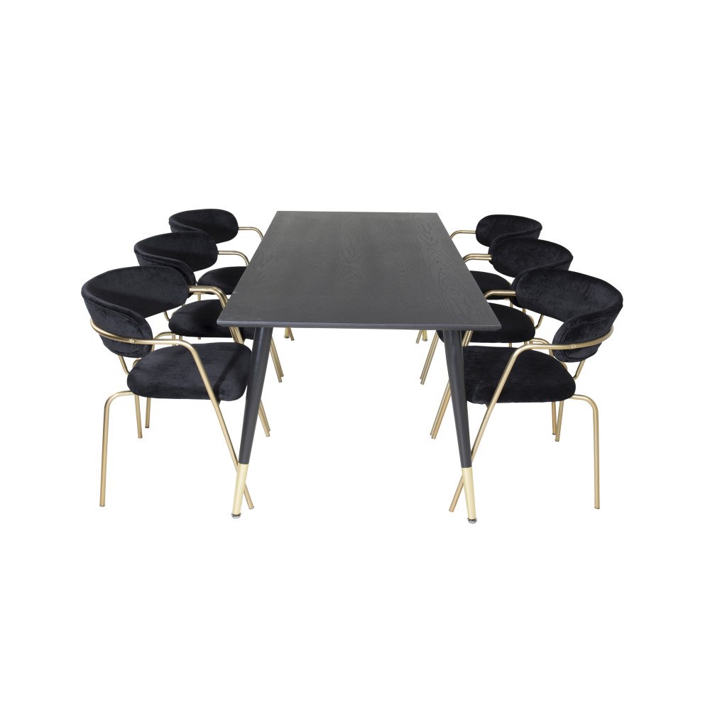 Venture Home Matgrupp Dipp med stolarna Arrow