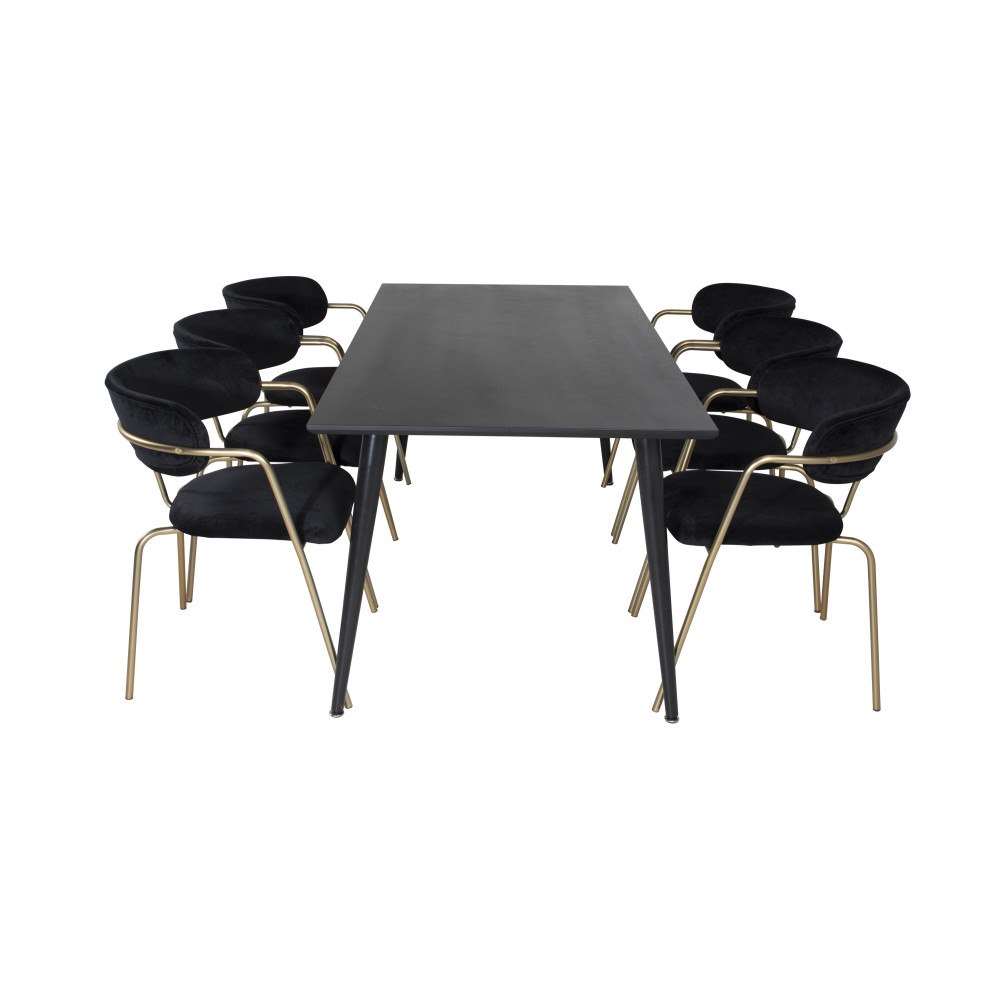 Venture Home Matgrupp Dipp med stolarna Arrow