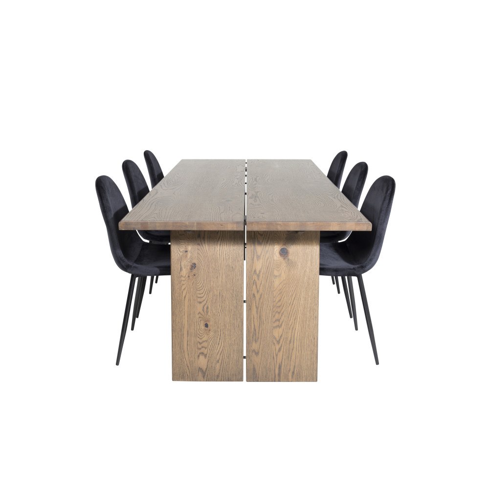 Venture Home Logger Rektangulär Matgrupp