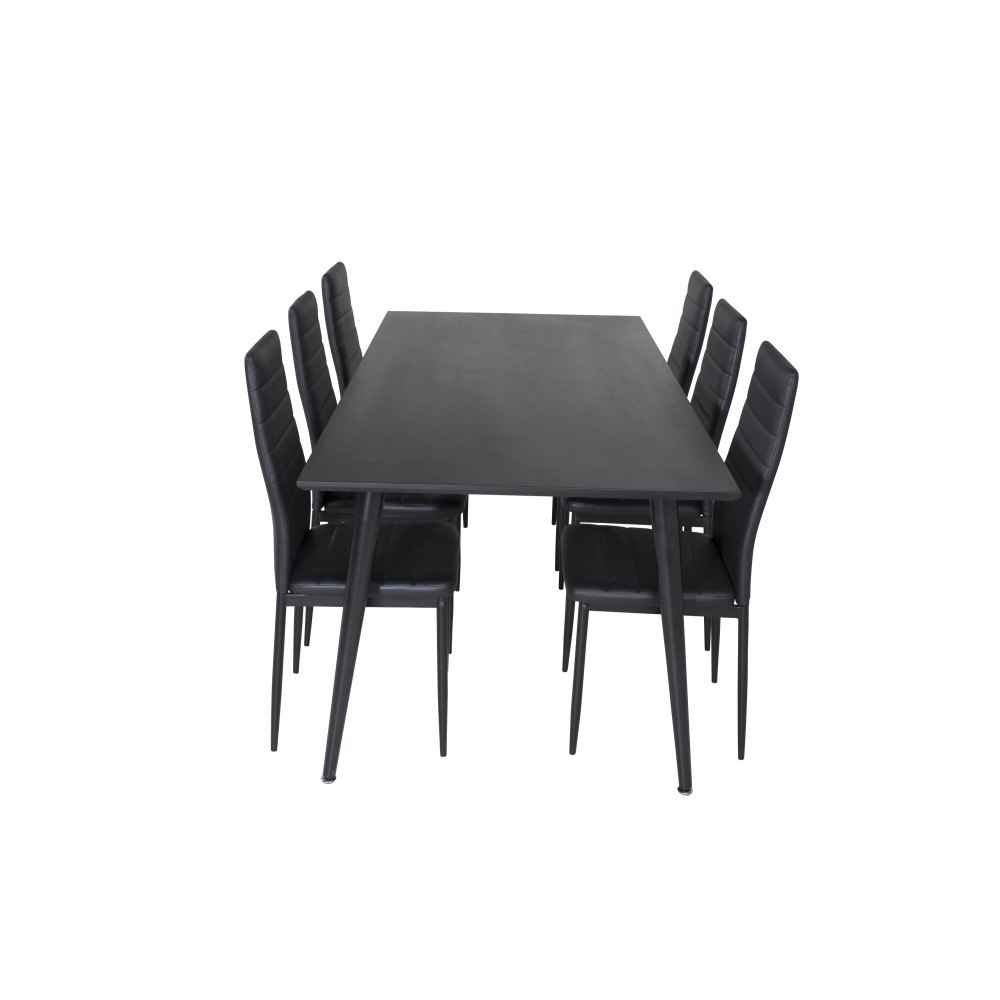 Venture Home Matgrupp Dipp med stolarna Slim