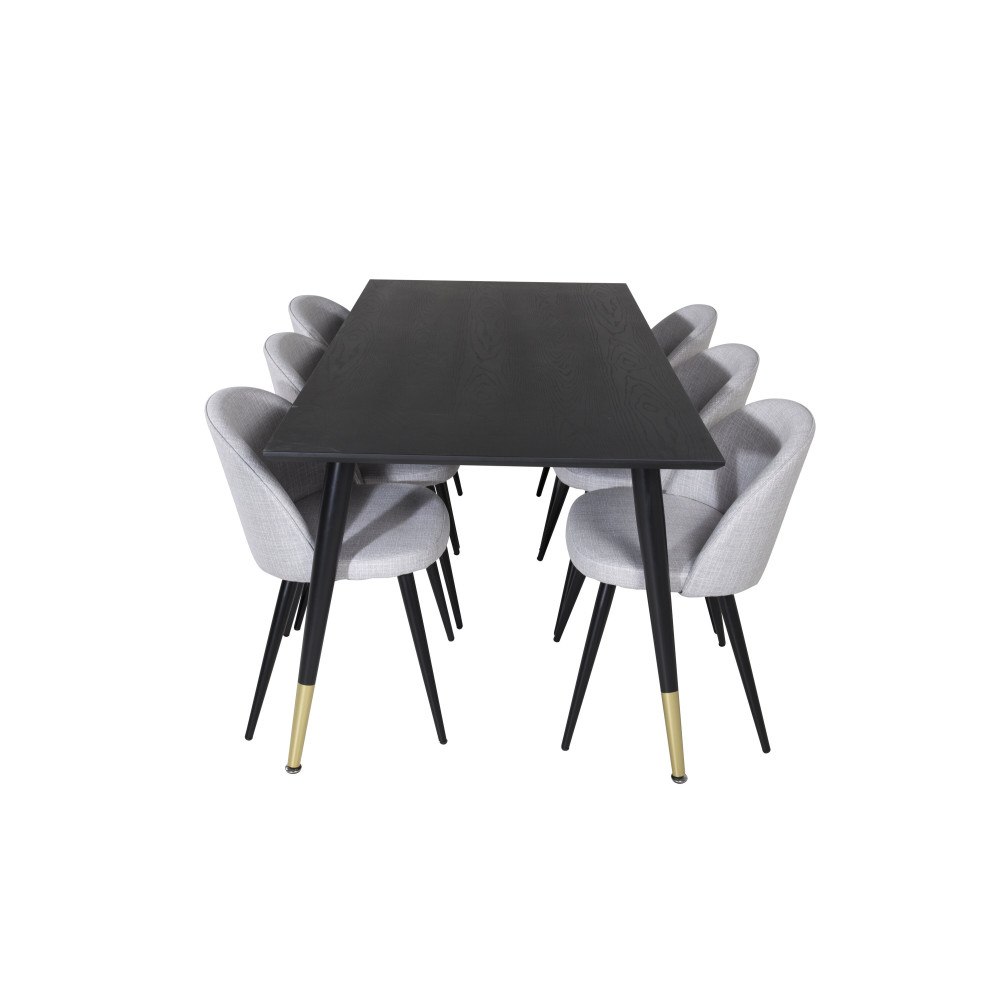 Venture Home Matgrupp Dipp med stolarna Velvet