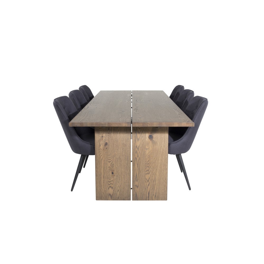 Venture Home Logger Rektangulär Matgrupp