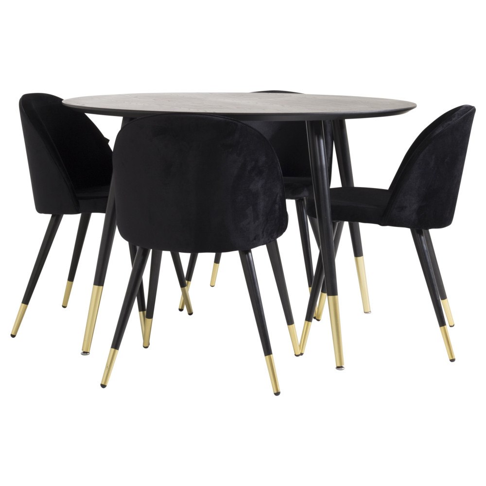 Venture Home Matgrupp Dipp med stolarna Velvet