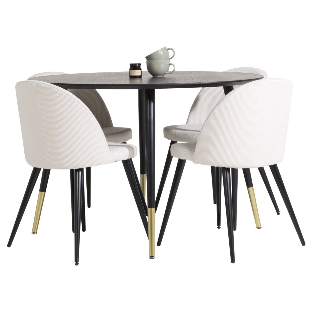 Venture Home Matgrupp Dipp med stolarna Velvet