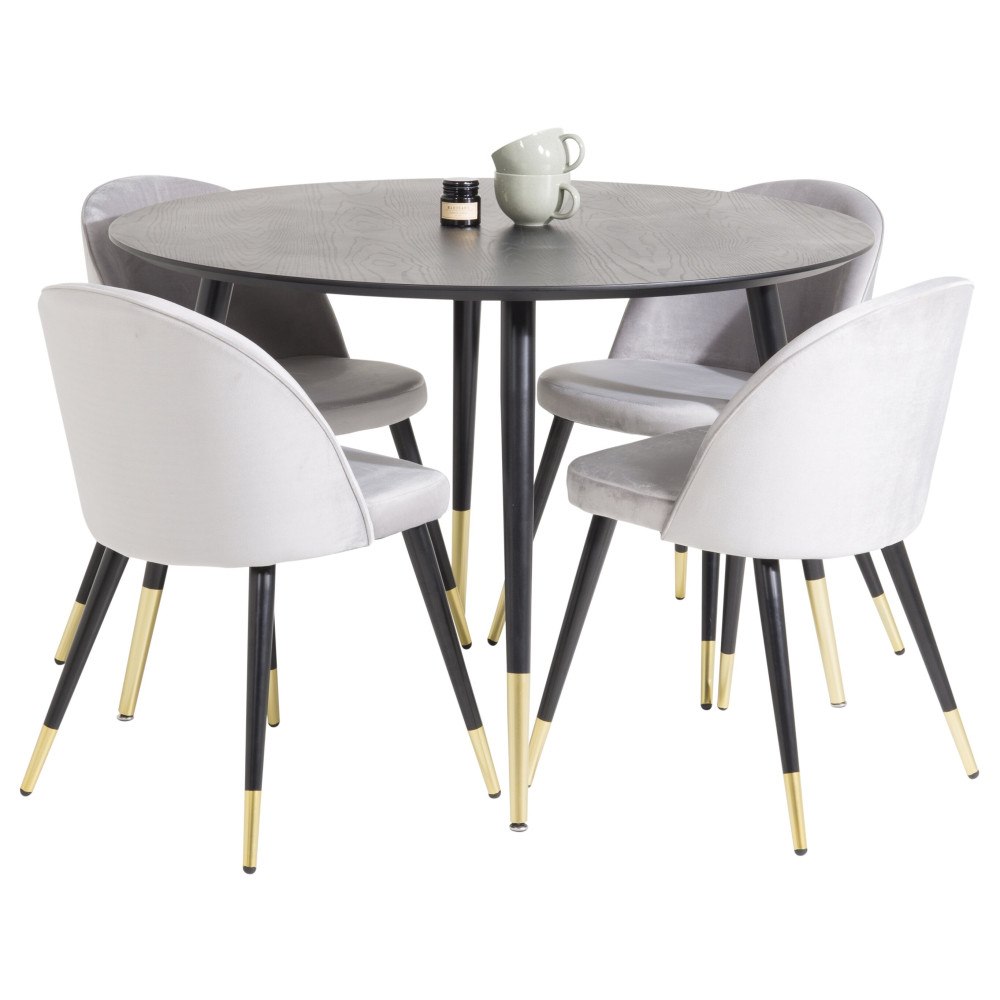 Venture Home Matgrupp Dipp med stolarna Velvet