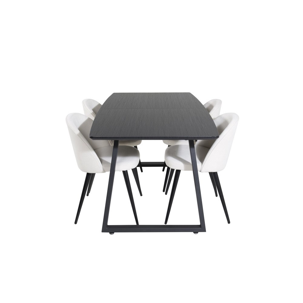 Venture Home Matgrupp Inca med stolarna Velvet