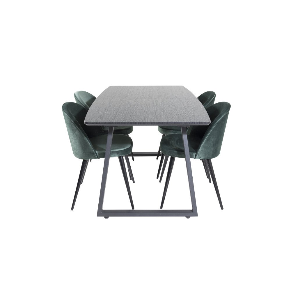 Venture Home Matgrupp Inca med stolarna Velvet