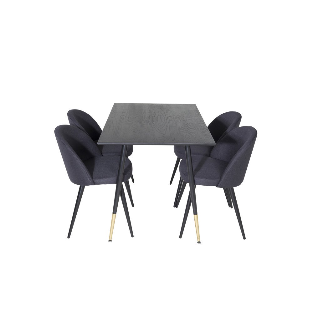 Venture Home Matgrupp Dipp med stolarna Velvet