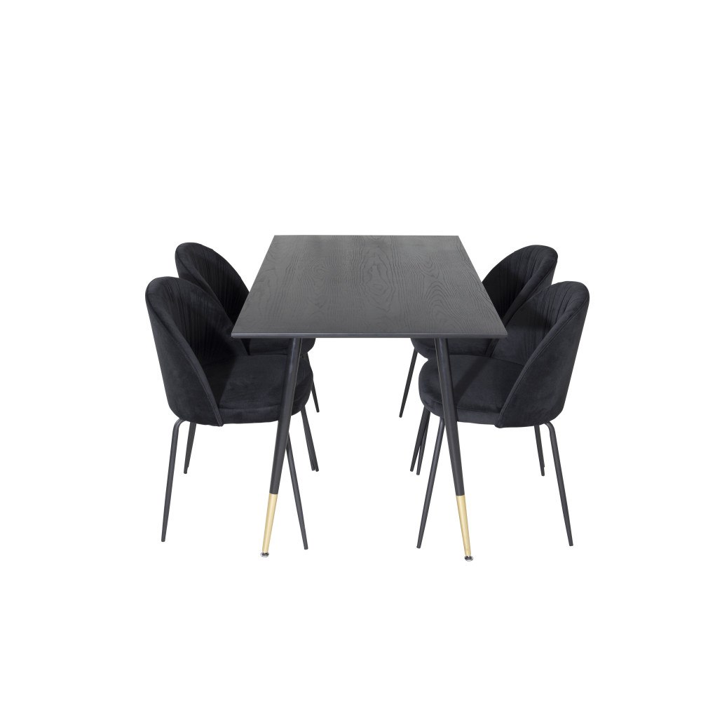 Venture Home Matgrupp Dipp med stolarna Wrinkles