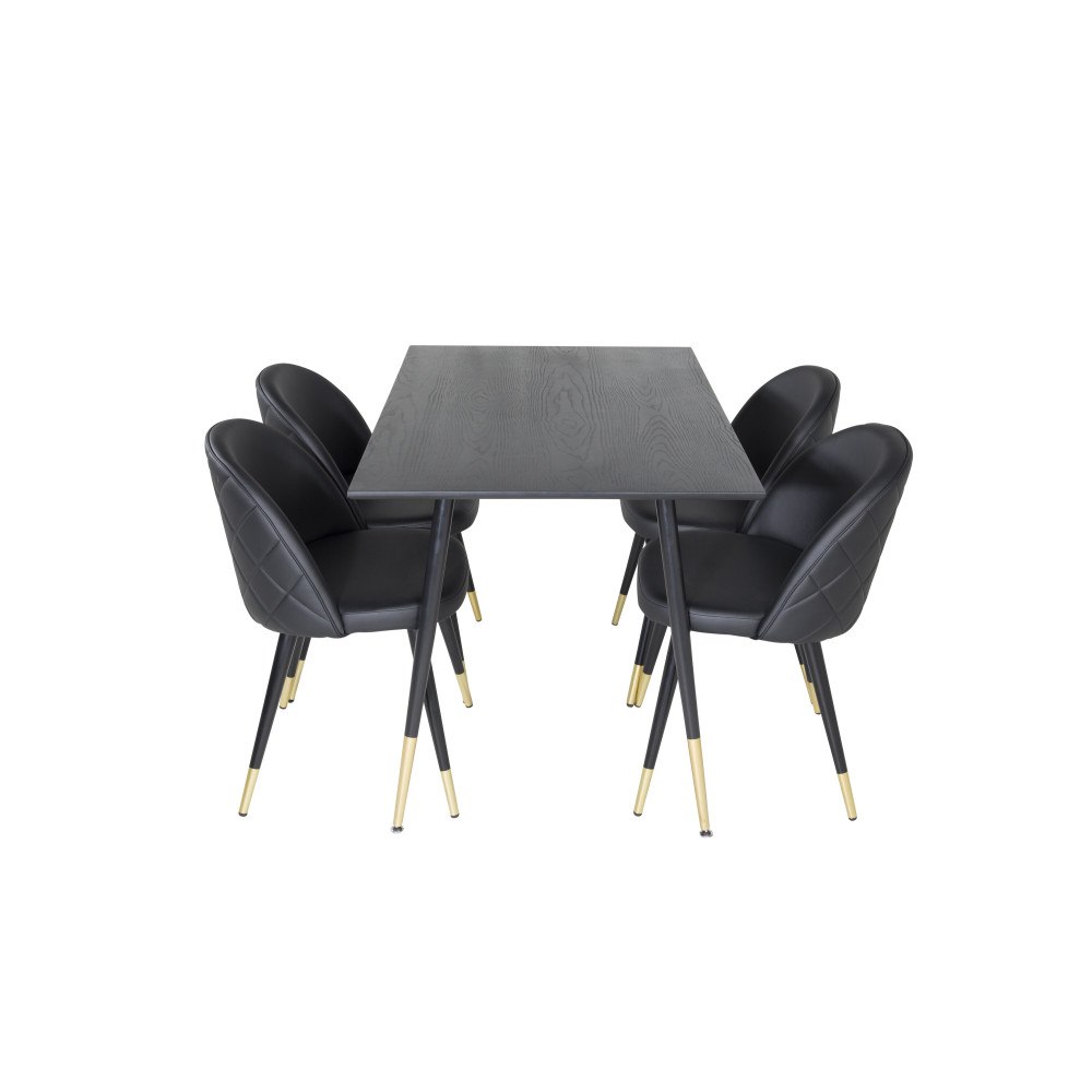 Venture Home Matgrupp Dipp med stolarna Velvet