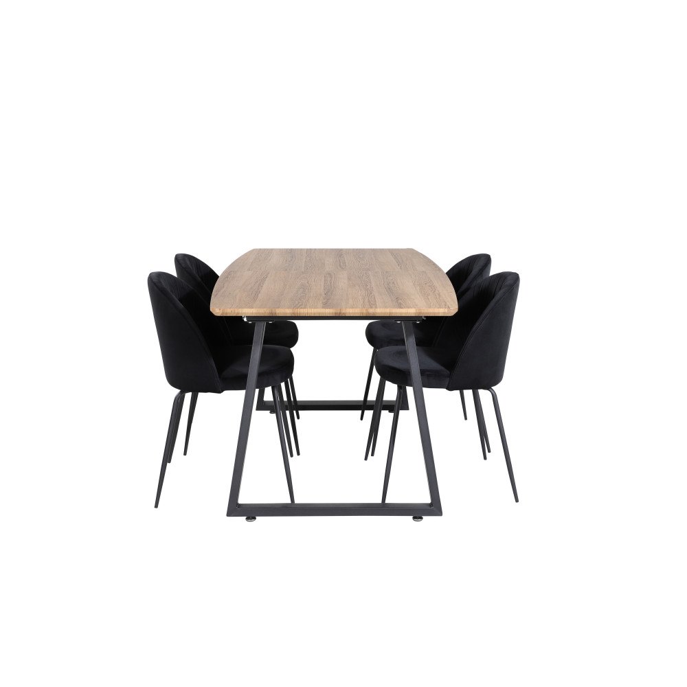 Venture Home Matgrupp Inca med stolarna Wrinkles