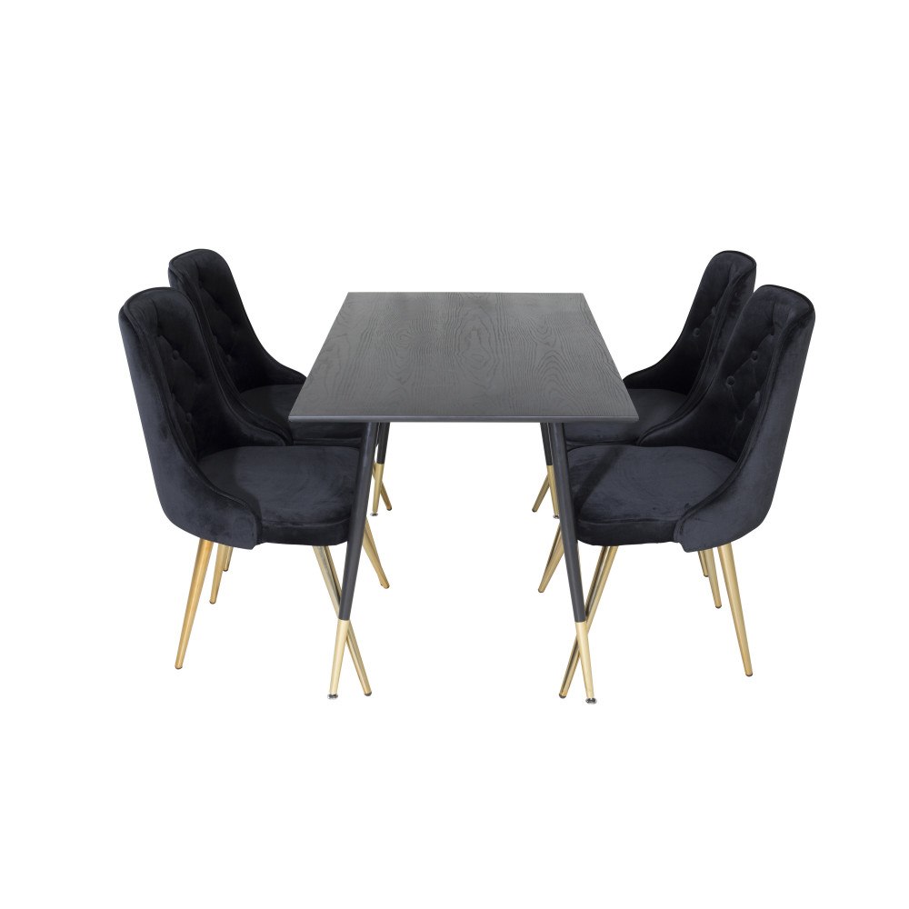Venture Home Matgrupp Dipp med stolarna Velvet Deluxe